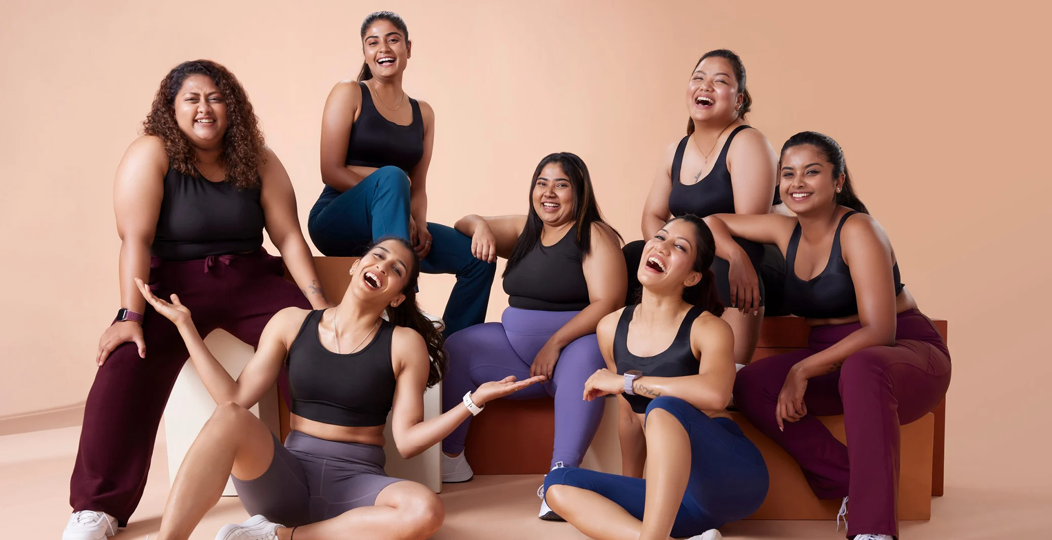 Activewear flat lay — placeholder mockup image