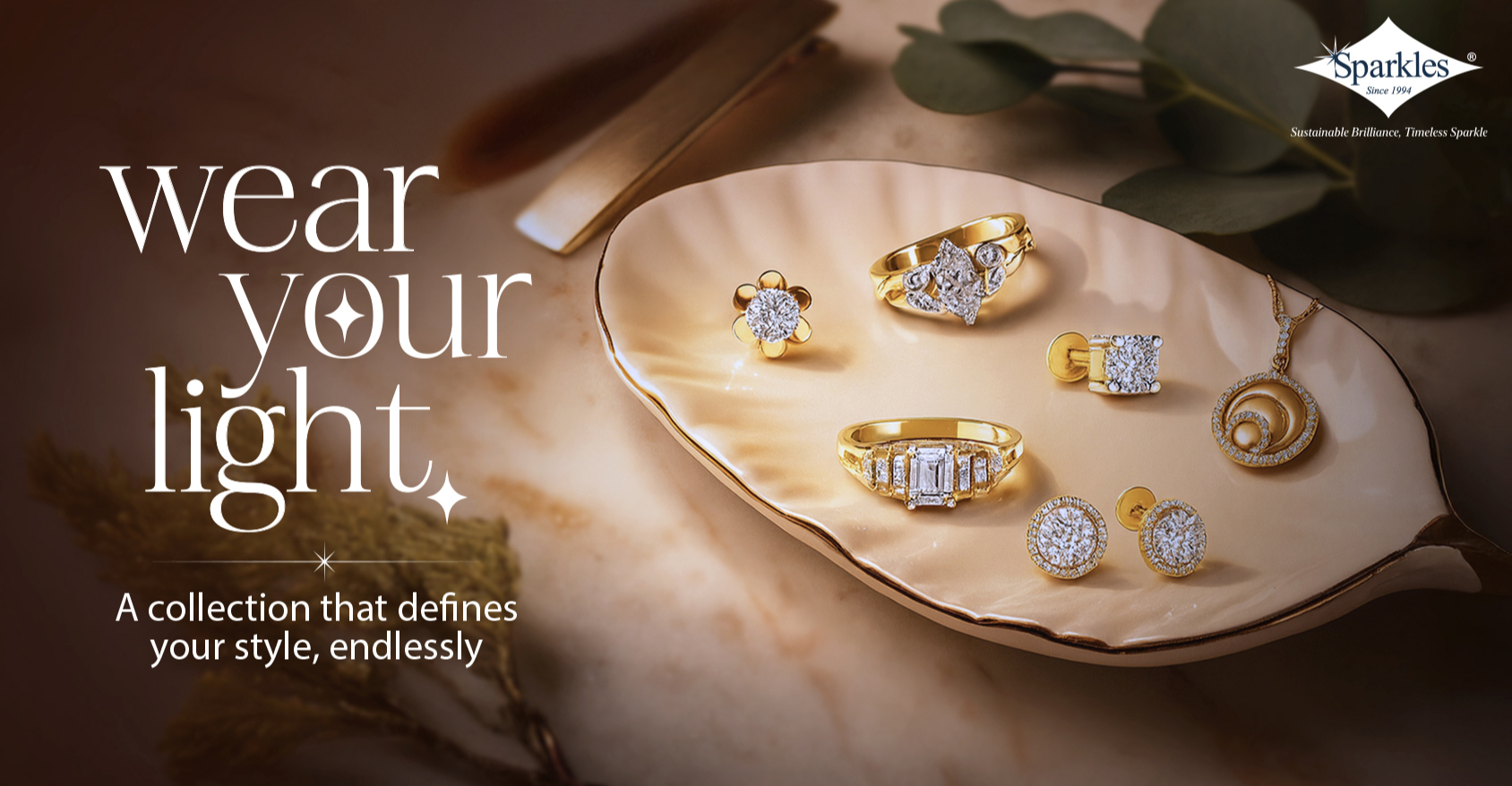 Sparkles jewellery campaign creative